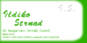 ildiko strnad business card